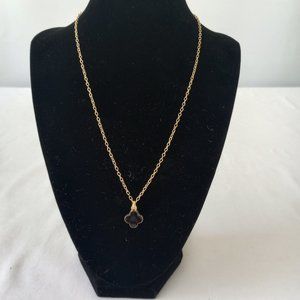 NWOT  Black Zirconia Pendant